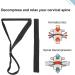 Y Strap Neck Stretcher Strap Chiropractic Decompression Traction Band Stretched Hanging Neck Brace with Adjustable Stretching Strength - Buy Online on GoSupps.com