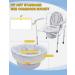 KONE Commode Liners Disposable Waste Bags - 110 Count | Fits All Standard Bedside Portable Toilet Chairs | Easy to Use - Buy Online on GoSupps.com