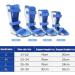 Adjustable Ankle Foot Orthosis for Drop Foot - X-Large Right Support Stabilizer | Flaccid Foot Drop & Dorsiflexion Movement - Buy Online on GoSupps.com