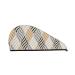 Geometric Microfiber Hair Towel Soft Super Absorbent Hair Towel Wrap for Women Coral Velvet Quick Dry Hair Cap for Long Curly and Thick Hair