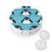 Penguin Contact Lens Case with Mirror Portable Cute Eye Contact Lens Box Travel Kit style