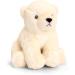 Deluxe Paws Plush Cuddly Soft Eco Toys 100% Recycled (Polar Bear)