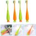 Beaupretty 8-Pack Carrot Travel Toothbrushes for Kids | Durable & Cute Household Oral Care | Perfect for Daily Use - Buy Online on GoSupps.com