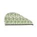 Cute Frog in Various Poses Microfiber Hair Towel Soft Super Absorbent Hair Towel Wrap for Women Coral Velvet Quick Dry Hair Cap for Long Curly and Thick Hair
