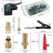 Universal Bicycle Valve Adapter Pump Head Set | Schrader Presta & Dunlop Compatible | Perfect for All Tires & Footballs - Buy Online on GoSupps.com