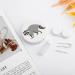 Raccoon Round Case For Contact Lens Kit Storage Box with Mirror Printed - Buy Online on GoSupps.com