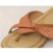 Comfy Breathable PU Leather Bow Flat Heel Flip Flops for Women - Summer Clip Toe Slippers for Big Toe Foot Correction - Size 7 Brown - Buy Online on GoSupps.com