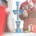 B3 Blitz Bean Bag and Pong Ball Toss Game - Indoor College Party Game for Adults and Family - Next Generation Pong Game Stand - 5 Buckets, 8 Bean Bags, 4 Pong Balls - Blue - Buy Online on GoSupps.com