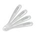Beaba Set of 4 Silicone weaning Spoons Stage 1 For Babies and Children From 4 months Soft Rounded tip Long and Ergonomic handle Grey