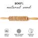 Tuuli Anti Cellulite Massage Set - 2x Wooden Massage Rollers with Handle for Maderotherapy | International Shipping Available - Buy Online on GoSupps.com