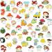 50 Pcs Mushroom Frog Enamel Pins Cute Enamel Backpack Pins Cartoon Lapel Badge Set Kawaii Pins Mushroom Gifts Funny Button Backpack Brooch Pins Badges for Bags Clothes Caps