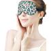 Cheetah Print Blue Sleep Mask for Women | Adjustable Eye Shades Cover with Elastic Strap - Best Sleep Accessory - Buy Online on GoSupps.com