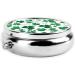 St. Patrick's Day Round Pill Box - 3 Compartment Portable Travel Organizer for Vitamins & Medicine - Buy Online on GoSupps.com