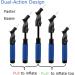MIRACOL Dual Action Ball Pump with 5 Replacement Needles - Sturdy & Portable Air Pump for Basketball, Soccer, Volleyball, Rugby & More - Buy Online on GoSupps.com