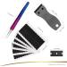 EHDIS 72pcs Hair Extension Tapes with Tweezers & Scraper - Pre-cut Double Sided Adhesive for Lace Wig, Hairpiece, Toupee, Hair Weft - Buy Online on GoSupps.com
