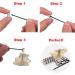 EuTengHao 60pc Pin Keepers Locking Clasps 9mmx5.5mm Silver - for Secure Pin Backs - Buy Online on GoSupps.com