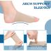 Foot Care Plantar Fasciitis Arch Support Sleeves - Pain Relief & Muscle Relaxation - Soft Neoprene Cushions - Unisex Orthopedic Pads - Free Size (1 Pair - Buy Online on GoSupps.com