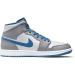 Nike Air Jordan 1 Mid Shoes - Cement Grey/White-True Blue - Size 10 - Buy Online on GoSupps.com