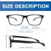 Miyya 6 Pack Blue Light Blocking Reading Glasses for Men and Women - Anti UV/Glare Computer Readers (4.0) - A-6 Pack Mix - Buy Online on GoSupps.com
