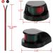 DDL Boat Navigation Light LED Marine Bow Light Front Warning Light for Pontoon Fishing Boat  Black - Buy Online on GoSupps.com