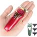 Buy Mini Portable Electric Hair Trimmer | Compact Bald Head Clipper & Shaver - Fashion Red - Buy Online on GoSupps.com
