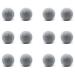 LAMELLIS 12 PCS Precut Walker Tennis Ball for Furniture Legs and Floor Protection Heavy Duty Long Lasting Felt Pad Covering Grey