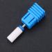 Nail Drill Bit Ceramic Cylinder Shape Manicure Pedicure Tool with Display Base - White 05 - Buy Online on GoSupps.com