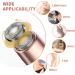 Moikin 2 in 1 Eyebrow and Facial Hair Remover Trimmer Epilator + Painless Lipstick Shaver for Women - Perfect for Face, Hand, Armpit, Leg, and Bikini Areas - Buy Online on GoSupps.com