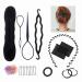 TopDirect 18 Inch Real Hair Exercise Head - Hairdresser Practice Doll with Clamp & DIY Hairstyle Set - Brown - Buy Online on GoSupps.com