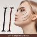 Buy Facelifting Tape Bands | Reusable Face Lifting Bands with Clips | Invisible Hair Bands for Chin Neck & Eyes (2 Pieces - Black + Brown) - Buy Online on GoSupps.com