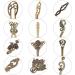 24 Pieces Antique Bronze Chinese Hair Sticks - Vintage Decorative Hairpins for Women | DIY Hair Accessories | 12 Styles - Buy Online on GoSupps.com