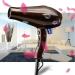 2300W Power Ionic Hair Dryer Professional Salon Dry Hair Hairdryer with Concentrator 2-Speed and 3 Temperature Settings Cool Shot Function AC Motor Powerful Quick Drying Hanging Loop Brown Small Gift - Buy Online on GoSupps.com