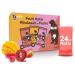 BEAR Fruit Rolls 24 Packs of 2 Rolls - Healthy Fruit Snack Assorted Flavour - Strawberry Mango & Raspberry 24 count