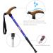 Kry Bergstock Hiking Stick - T-Shaped Handle Retractable Adjustable Aviation Aluminum Alloy Shock Absorption - Sky Blue - Buy Online on GoSupps.com