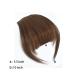 Buy Clip in Bangs One Piece Pony Hair Clip 100% Remy Human Hair for Women & Girls Light Brown French Bangs - Buy Online on GoSupps.com