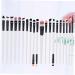 FOYTOKI 20pcs Eye Makeup Eyeliner Eyeshadow Brush Kit Portable Makeup Brush Kit Para Pesta as Eyelash Kits 15.50X1.50X1.50CM As Shown - Buy Online on GoSupps.com