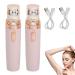 Lumisylk Pro Facial Epilator Waterproof and Painless Rechargeable Epilator Epilator for Face Arms Legs and Armpits 2 Pcs