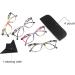 HEEYYOK Reading Glasses for Women +0.75 | Cat Eye Colorful & Funky Lightweight Frames | Comfortable Fit | 4 Pack - Buy Online on GoSupps.com