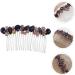 Ipetboom hair comb Splitter dress colored diamond hair comb clips knot top headband real hair side fringe European and American hair curler hair rhinestone bridal hair accessories - Buy Online on GoSupps.com