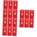 Didiseaon 18 Pcs Red Envelope Wedding Hongbao Lucky Money Envelopes Red Money Packets Chinese Lai See Wedding Gift Card Red Packet for New Year New Year Items Christmas Imitation Gold Leaf