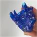 Crystal Cluster Specimen Blue Angel Aura Flower Natural Electroplating Gemstone Quartz Cluster Home Collections (Size : 100-150g) - Buy Online on GoSupps.com