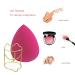 Shop Latex-Free Makeup Sponge Blender - Dual Layer Beauty Sponge with Holder | Pink Beauty Essentials for Flawless Application - Buy Online on GoSupps.com