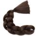 Braiding Hair Extensions Jumbo Braid Hair 24 Inch 1pc High Temperature Synthetic Fiber Hair Extension Dark Brown for Women - Buy Online on GoSupps.com