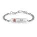 Medical Alert Bracelets for Women Adjustable Personalized Free Engrave Medical ID Bracelets 6.5-8 Inch SILVER dnr