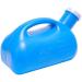 Portable Mens Potty 3000ML Large Male Urinal with Cover Pee Bottle Collector Travel Toilet for Hospital Home Camping Car Travel Blue Enchanting12