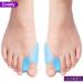 Smati Bunion Correctors 4PCS - Light Blue Toe Straightener & Protector for Hallux Valgus Pain Relief - Buy Online on GoSupps.com