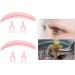 Besreey Silicone Eyelash Separator Tool Women Makeup Silicone Eyelash Separator Tool | Beginner-Friendly Eyelash Grafting Speeder for Traveling Gathering Dating Pink - Buy Online on GoSupps.com