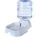 Pet Water Dispenser Station - 1 Gal Replenish Pet Waterer for Dog Cat Animal Automatic Gravity Water Drinking Fountain Bottle Bowl Dish Stand - Buy Online on GoSupps.com
