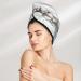 Running White Horses Microfiber Hair Towel | Soft & Super Absorbent Quick Dry Wrap for Long Curly Short & Thick Hair - Perfect for Women - Buy Online on GoSupps.com