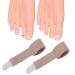 Toe Straightener Brace for Hammer Toes & Broken Toes | Superior Splint & Wrap for Men & Women - 1 Pair (Tan - Buy Online on GoSupps.com